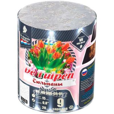 Тюльпаны Батарея салютов купить в Сретенске | sretensk.salutsklad.ru