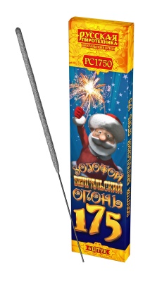 Золотой 175 мм. Бенгальские огни купить в Сретенске | sretensk.salutsklad.ru
