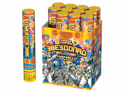 Звездопад 30 Пневматическая хлопушка купить в Сретенске | sretensk.salutsklad.ru